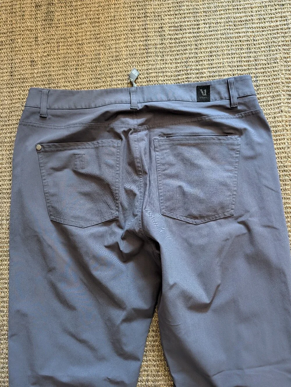 Vuori Meta Pant V430 Pants Mens 34 Blue 5 Pocket Performance Stretch Pre Owned